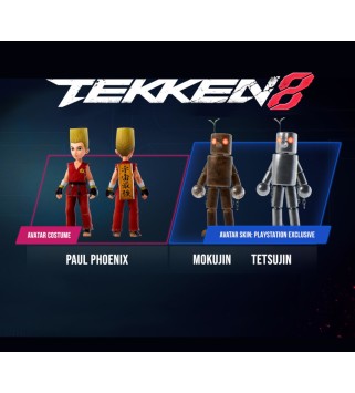 TEKKEN 8 - Pre-order Bonus: Paul Pheonix Set + Mokujin & Tetsujin Skins DLC PS5 PlayStation 5 Key EUROPE
